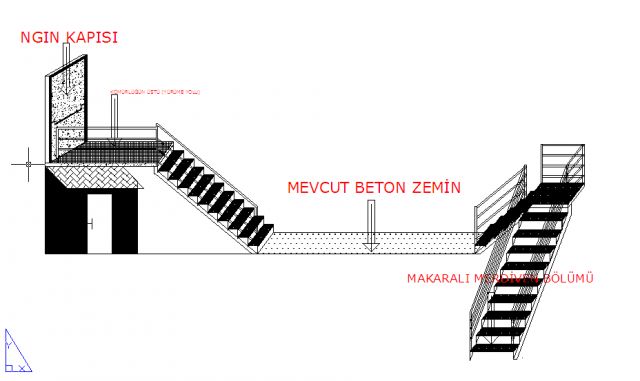 Makaralı Yangın Merdiveni İstanbul