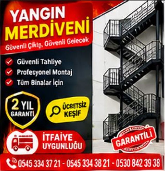 Yangın Merdiveni Firmaları | Karaboğa Mühendislik